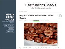 Tablet Screenshot of healthykiddosnacks.com